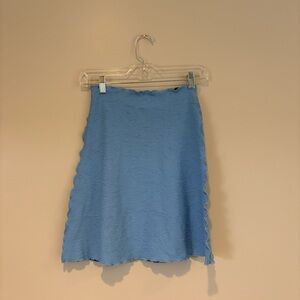 Haystacks Elegant Sky Blue Mini Skirt